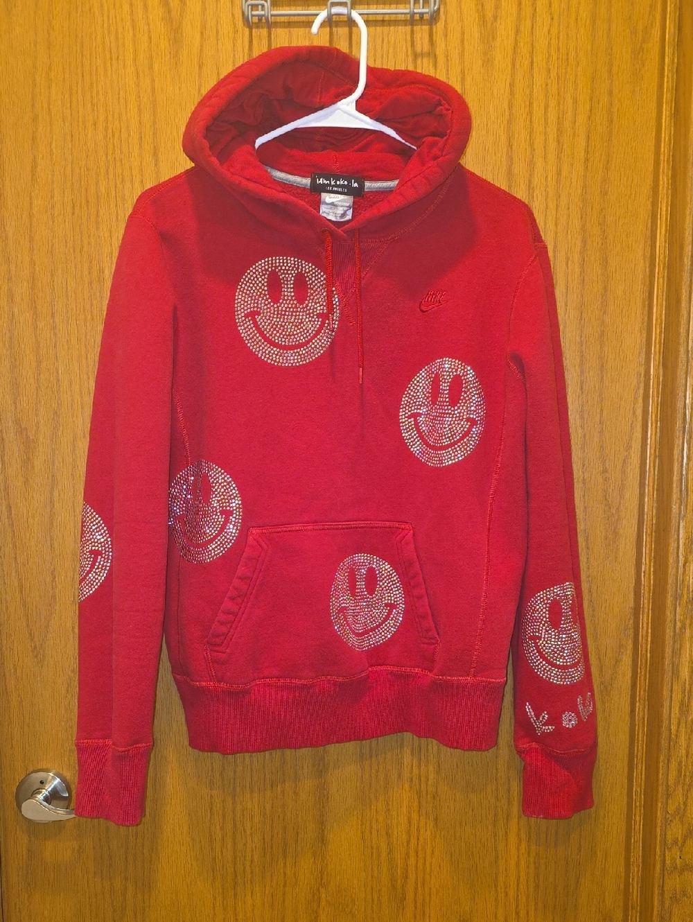Nike Iamkoko.la Hoodie with Crystal Smiley Motifs